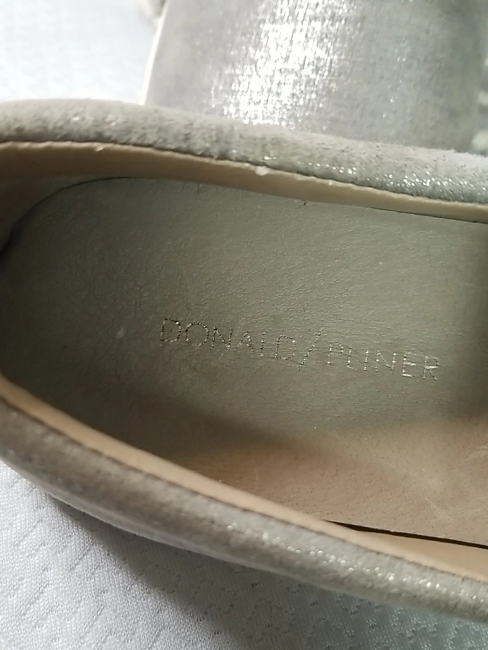 Donald Pliner Loafers Women Size 10 Metallic
